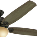 Ceiling Fans | Hunter 54062 60 in. Valerian Casual Brittany Bronze Barnwood Indoor Ceiling Fan with 2 Lights image number 9