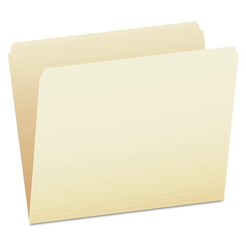 Office Jansan | Pendaflex 752EE Letter Size 0.75 in. Expansion Straight Tabs File Folders - Manila (100/Box) image number 0
