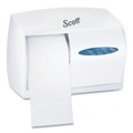 Paper Towels and Napkins | Scott 09605 11 1/10 in. x 6 in. x 7 5/8 in. Essential Coreless SRB Tissue Dispenser - White image number 0