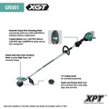 String Trimmers | Factory Reconditioned Makita GRU01M1-R 40V max XGT Lithium-Ion Brushless 15 in. Cordless String Trimmer Kit (4 Ah) image number 10