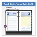  | AT-A-GLANCE E517-50 12-Month Jan to Dec 2025 3.5 in. x 6 in. QuickNotes Desk Calendar Refill - White/Yellow/Blue Sheets image number 4
