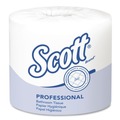 Cleaning & Janitorial Supplies | Scott 05102 Essential Septic-Safe Standard Roll Bathroom Tissue for Business - White (1210 Sheets/Roll, 80 Rolls/Carton) image number 1