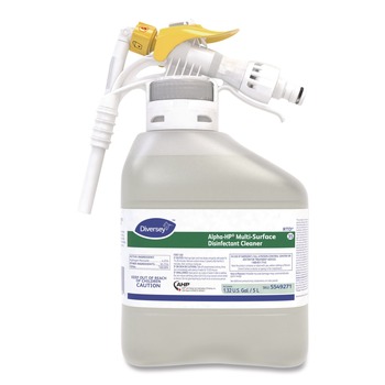 Diversey Care 5 Liter Alpha-HP Multi-Surface Disinfectant Cleaner - Citrus Scent (1/Carton)