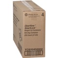Food Trays, Containers, and Lids | Pactiv Corp. YCI810450000 6.5 in. x 2.25 in. x 2.75 in. Plastic Hinged Lid Hot Dog Container - Clear (250/Carton) image number 1