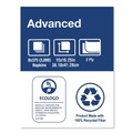 Paper Towels and Napkins | Tork NP310A 15 in. x 16.25 in. 2-Ply 1/8-Fold Advanced Dinner Napkins - White (3000/Carton) image number 3
