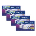 Cleaning & Janitorial Supplies | Swiffer 08443 WetJet 11.3 in. x 5.4 in. System Cloth Refills - White (24-Piece/Box, 4 Boxes/Carton) image number 0