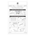 White Boards | U Brands 3197U00-01 35 in. x 23 in. Monthly View 3-N-1 Magnetic Glass Dry Erase Combo Board - White Aluminum image number 5