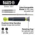 Screwdrivers | Klein Tools 32581 4-in-1 Multi-Bit Electronics Screwdriver image number 4