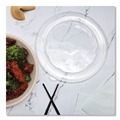 Cups and Lids | Dart PP2432BFL 8.28 in. Diameter x 0.51 in. Height Plastic Lids for 24. to 32 oz. Compostable Fiber Containers - Clear (300/Carton) image number 5