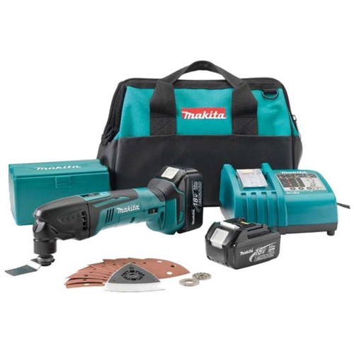 Oscillating Tools | Makita LXMT025 18V Cordless LXT Lithium-Ion Oscillating Multi-Tool Kit image number 0