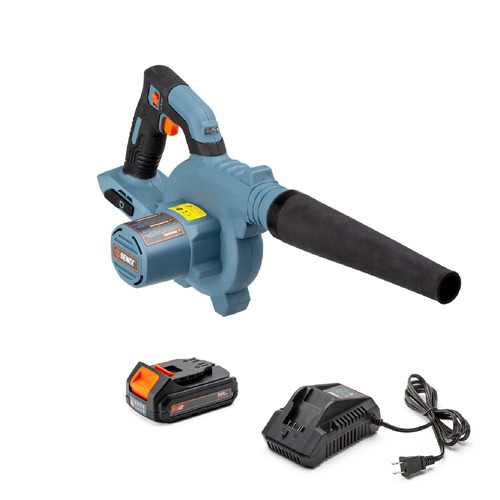 Handheld Blowers | Senix BLX2-M X2 20V Max Variable Speed Lithium-Ion 180 MPH 75 CFM Cordless Jobsite Blower Kit (2.5 Ah) image number 0