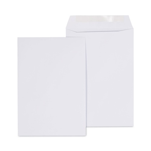  | Universal UNV40104 24 lbs. Bond Weight Paper #1-3/4 Square Flap Gummed Closure 6.5 in. x 9.5 in. Catalog Envelope - White (500/Box) image number 0