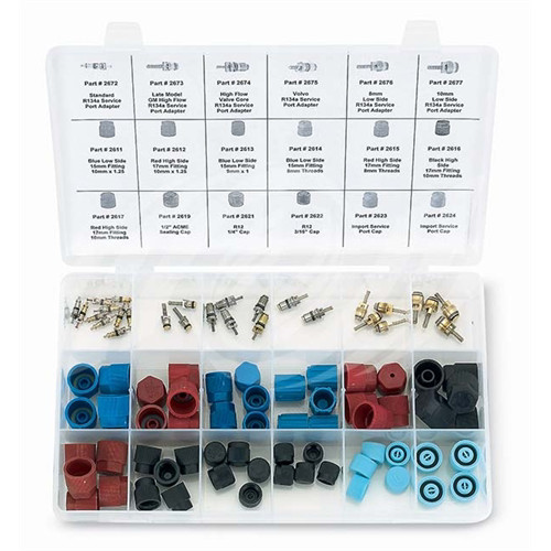 Automotive | FJC 2683 Master Replacement Cap and Valve Core Assortment image number 0