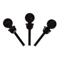 Cutlery | AmerCareRoyal CPLUG-BK 2 in. Beverage Plugs - Black (2000/Carton) image number 1