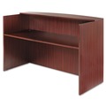 Office & Office Supplies | Alera ALEVA327236MY Valencia Series 71 in. x 35.5 in. x 29.5 in. - 42.5 in. Reception Desk with Counter - Mahogany image number 0