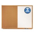 Office Jansan | Quartet S553 Bulletin/dry-Erase Board, Melamine/cork, 36 X 24, White/brown, Oak Finish Frame image number 1