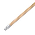 New Year New Savings! Save $25 off $150 | Boardwalk BWK136 0.94 in. x 60 in. Metal Tip Threaded Hardwood Broom Handle - Natural image number 1