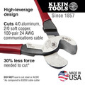 Klein Tools 63225 9 in. High Leverage Cable Cutter image number 1