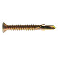 Collated Screws | SENCO 12G175YKLFAX 1-3/4 in. #12 Yellow Zinc Wood to Steel Screws (1,000-Pack) image number 0