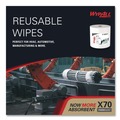 Office Jansan | WypAll 83571 X70 Wipers In A Bucket 13 in. x 10 in. Wipe Refills - White (220/Roll, 3 Rolls/Carton) image number 7