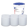 Disinfectants | WypAll 06411 WetTask Customizable Wet Wiping System Critical Clean Wipers for Bleach/Disinfectants/Sanitizers with Bucket (540/Carton) image number 0