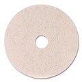 Cleaning & Janitorial Accessories | Boardwalk BWK4017NHE 17 in. Diameter Natural Hog Hair Burnishing Floor Pads - Tan (5/Carton) image number 2