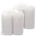 Office Jansan | Dart C51UT1 StayLock 7.8 in. x 8.3 in. x 3 in. Plastic Hinged Lid Containers - Clear (250/Carton) image number 2