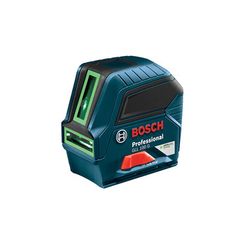 LASER LEVELS | Factory Reconditioned Bosch GLL100G-RT Green Beam Self-Leveling Cross Line Laser