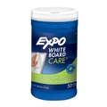 Cleaning & Janitorial Supplies | EXPO 81850 6 x 9 Dry-Erase Board-Cleaning Wet Wipes (6/Carton) image number 1