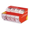  | Universal UNV83504 0.75 in. x 25 ft., 1 in. Core, Invisible Tape with Handheld Dispenser - Clear (4/Pack) image number 1