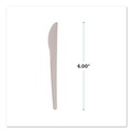 Cutlery | Eco-Products EP-S011-W Plantware 6 in. Knife Compostable Cutlery - White (1000/Carton) image number 4