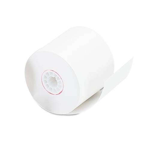 Universal UNV35705RL Impact/Inkjet Print 0.5 in. Core 2.25 in. x 128 ft. Bond Paper Rolls - White image number 0