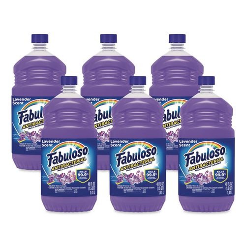 Cleaning & Janitorial Supplies | Fabuloso MX07172A 48 oz. Bottle Antibacterial Multi-Purpose Cleaner - Lavender Scent (6/Carton) image number 0