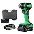 Impact Drivers | Metabo HPT WH18DDXSM 18V MultiVolt Brushless Sub-Compact Lithium-Ion Cordless Impact Driver Kit with 2 Batteries (2 Ah) image number 0