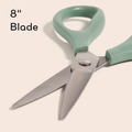 Office & Office Supplies | U Brands 6607U01-24 U-Eco 9.45 in. Long 3 in. Cut Length Scissors - Straight Assorted Color Handles (3/Pack) image number 2