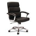 Office Chairs | HON HVL103.SB11 Traction 17.75 in. to 21.8 in. Seat Height High-Back Executive Chair - Black Seat/Back image number 0