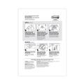 Office Jansan | Command 17024CABPK-NA 3/4 in. x 2-1/8 in. Poster Strips - White (4/Pack, 100 Packs/Carton) image number 5