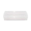 Pencils | Advantus 40309 8.25 in. x 3.75 in. x 1.5 in. Super Stacker Pencil Box - Clear image number 0