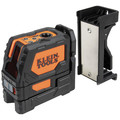 Laser Levels | Klein Tools 93LCLG Self-Leveling Green Cordless Cross-Line Laser with Red Plumb Spot image number 2