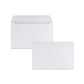 Office Jansan | Quality Park QUA37181 Open-Side Booklet Envelope, #6 1/2, Hub Flap, Gummed Closure, 6 X 9, White, 500/box image number 1