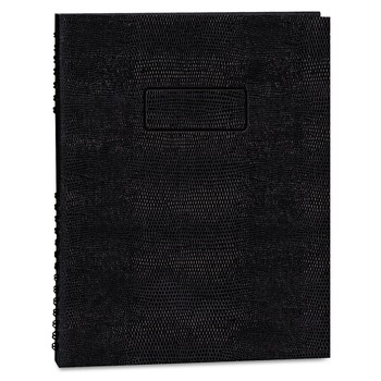 PAPER AND PRINTABLES | Blueline A10200E.BLK EcoLogix NotePro 100 Sheet 1 Subject Medium/College Rule 8.5 in. x 11 in. Executive Notebook - Black Cover