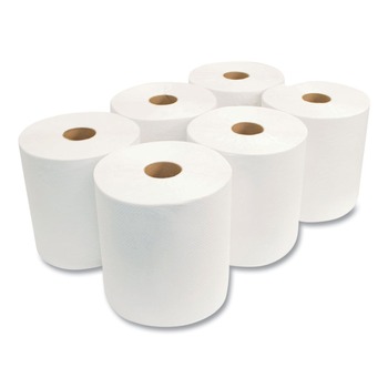 PRODUCTS | Morcon Paper W6800 Morsoft 8 in. x 800 ft. Universal Roll Towels - White (6-Rolls/Carton)