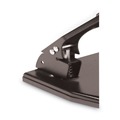 Office Jansan | Master MP40 9/32 in. Holes 30-Sheet Heavy-Duty 3-Hole Punch with Gel Padded Handle - Black image number 2