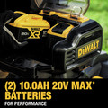 Push Mowers | Dewalt DCMWSP244U2 2X 20V MAX Brushless Lithium-Ion 21-1/2 in. Cordless FWD Self-Propelled Lawn Mower Kit with 2 Batteries (10 Ah) image number 9