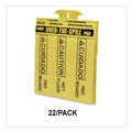Safety Equipment | Rubbermaid Commercial FG425400YEL 16.5 in. x 14 in. 12 oz. Over-The-Spill Pad Tablet (22/Pack) image number 2
