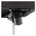 Labor Day Sale! Save $30 off $199! | Alera ALENR4119 Neratoli Series 17.32 in. to 21.25 in. Seat Height 275 lbs. Capacity High-Back Slim Profile Faux Leather Chair - Black Seat/Back, Chrome image number 6