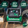 Metabo HPT EC36DAQ4M MultiVolt 36V 2 Gallon Cordless Air Compressor (Tool Only) image number 1