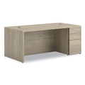Office Desks & Workstations | HON H105895R.LKI1LKI1 10500 Series 72 in. x 36 in. x 29.5 in. Single Full-Height Pedestal Desk - Kingswood Walnut image number 0