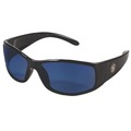 Labor Day Sale! Save $30 off $199! | Ansell 21307 3016314 Elite Safety Glasses - Black Frame, Blue Mirror Polycarbonate Lens (12/Carton) image number 0