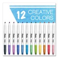 Markers | Sharpie 2158060 S-Note Chisel Tip Creative Markers - Assorted Ink/Barrel Colors (12/Pack) image number 2